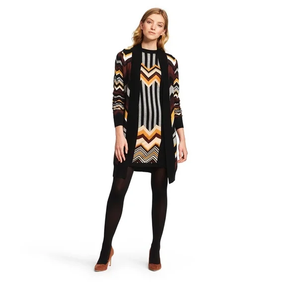 2pc SET - Zig Zag MissoniSweater Coat & Dress